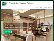 Tablet Screenshot of elizaldearchitectsbuilders.com